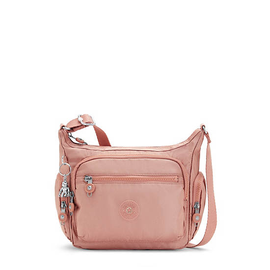 Kipling Gabbie Small Metallic Çapraz Askılı Çanta Pembe | TR 2073TC